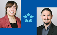 Neuzugang Rebeka Halus und Patrick Neuhold