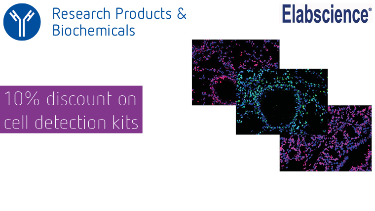 10% discount on cell detection kits from elabscience