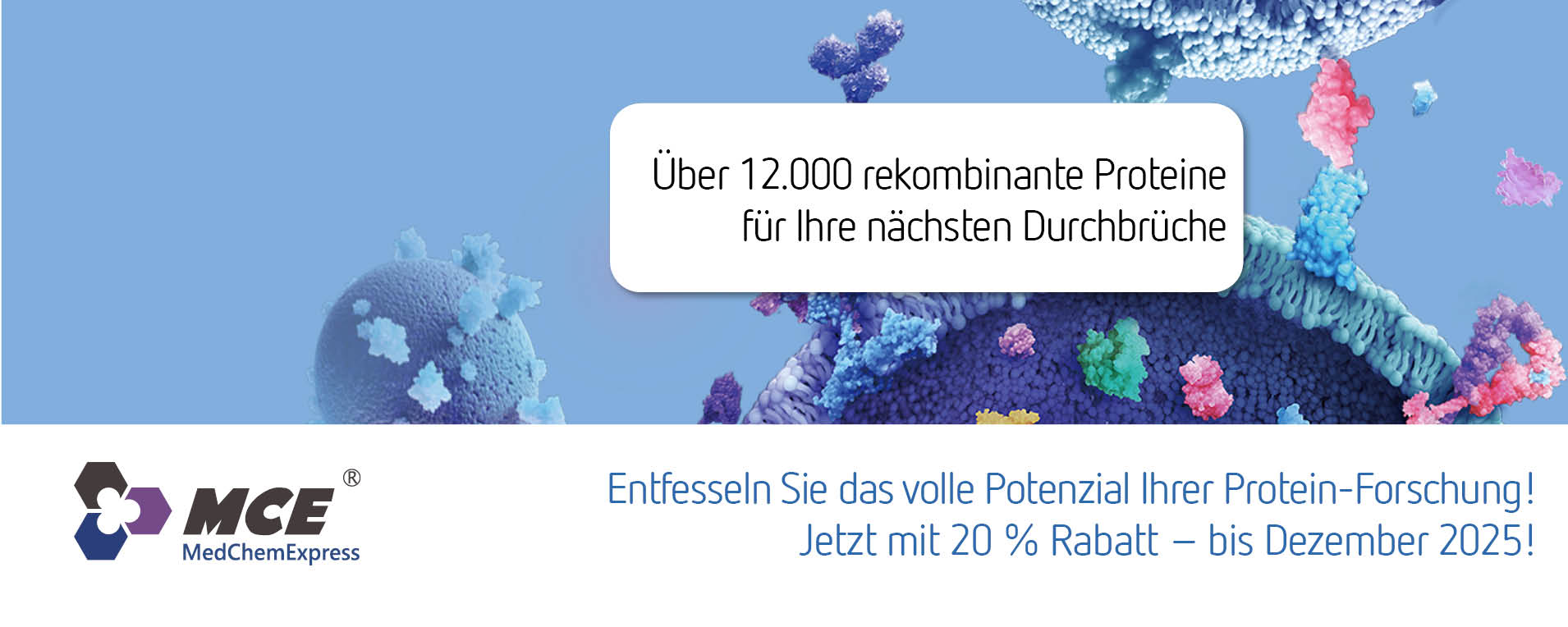 Über 12.000 rekombinante Proteine für Ihre nächsten wissenschaftlichen Erfolge