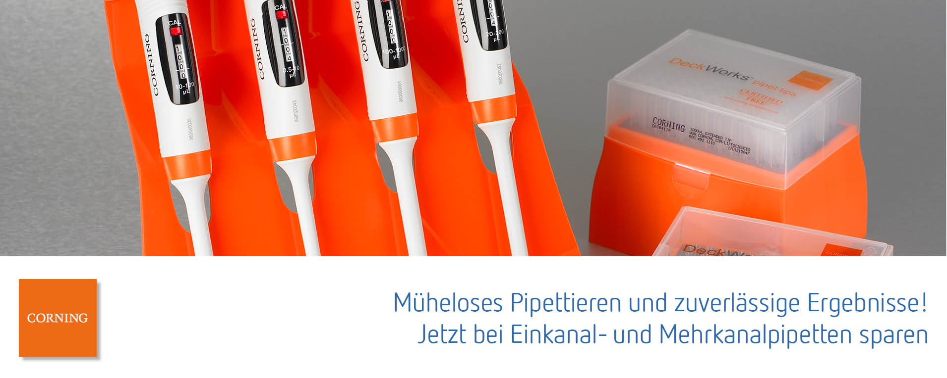 Jetzt bei Einkanal- und Mehrkanalpipetten sparen