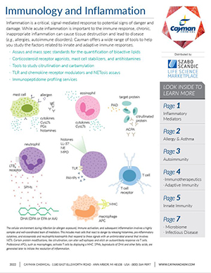 Cayman Chemical Immunology and Inflammation