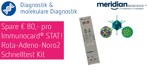 Immunocard® STAT! Rota-Adeno-Noro2 Schnelltest zum Aktionspreis