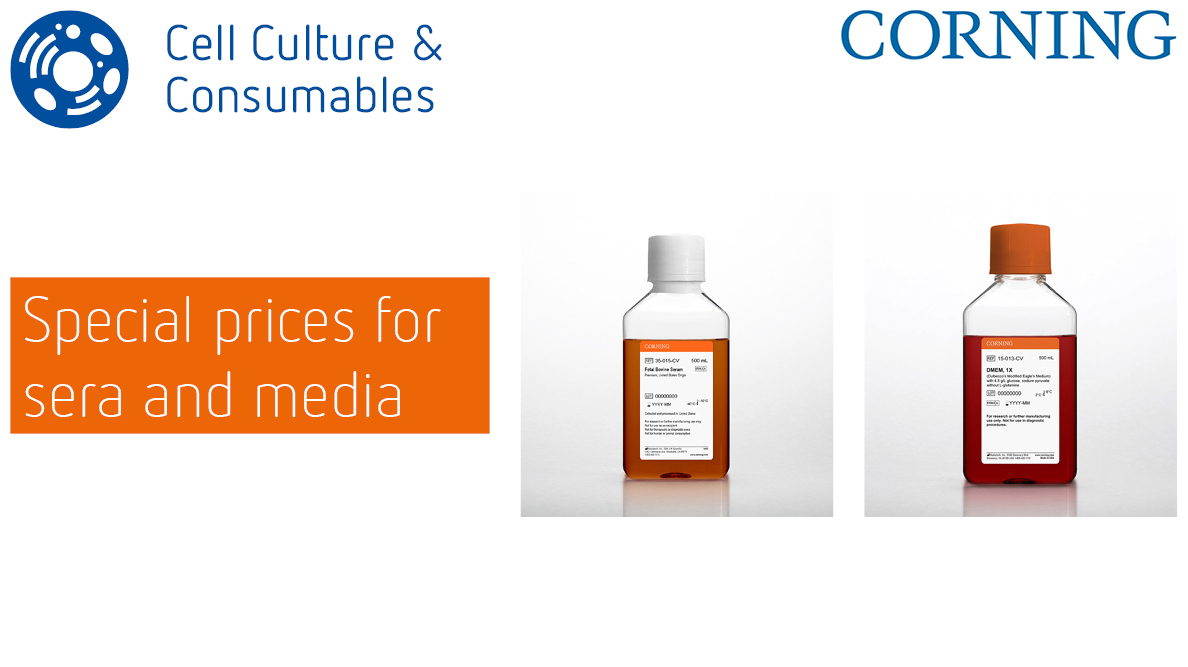 Special price for sera and media