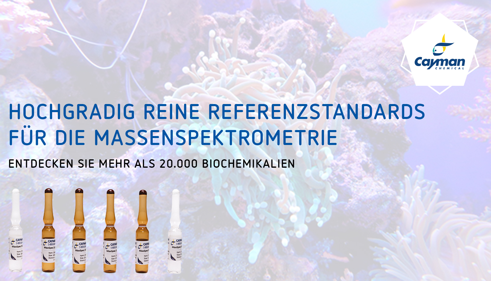 Cayman Chemicals - Hochgradig reine Referenzstandards für die Massenspektronomie