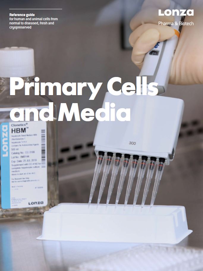 Lonza primary cells and media